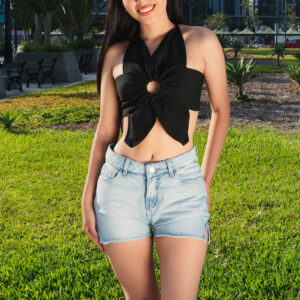 Short Denim Sophie Hielo