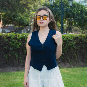 Chaleco Maya Azul